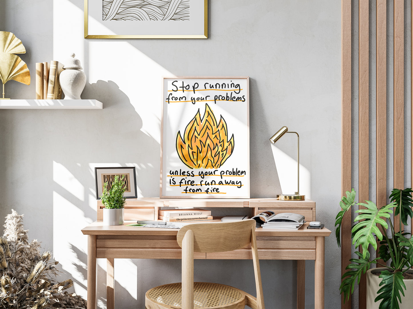 Stop Running From Your Problems (Fire)