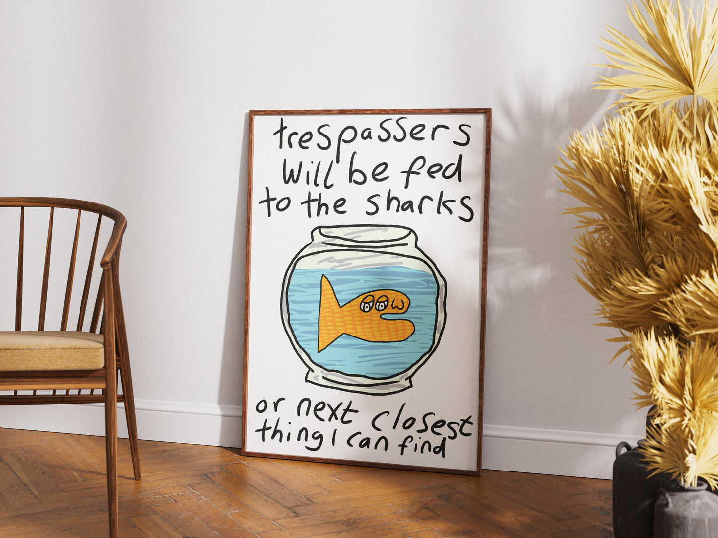 Trespassers Will Be Fed To The Sharks