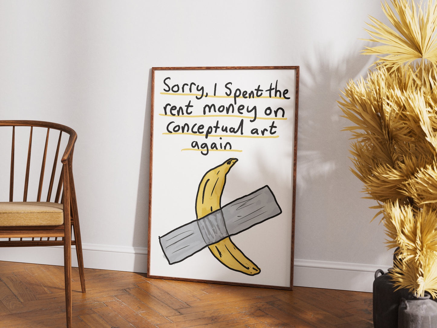Sorry, I Spent the Rent Money on Conceptual Art Again