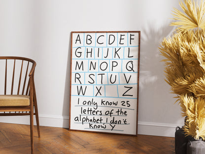Alphabet Dad Joke