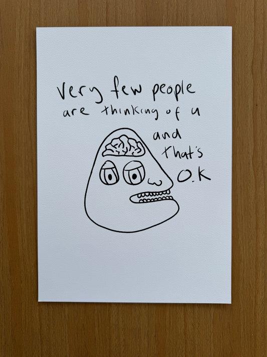 Very Few People (Limited Edition of 10) A4