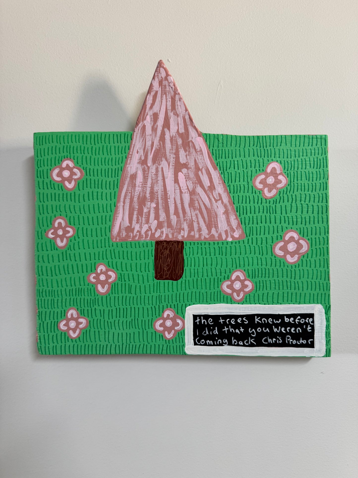 The Trees Knew Before I Did That You Weren’t Coming Back (2025) - Original Painting