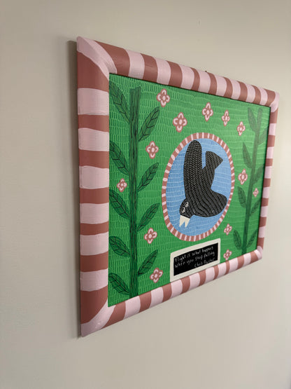 Flight Is What Happens When You Stop Falling (2026) - Original Painting