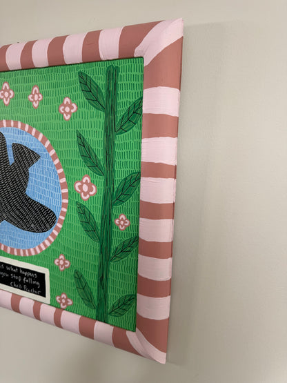 Flight Is What Happens When You Stop Falling (2026) - Original Painting