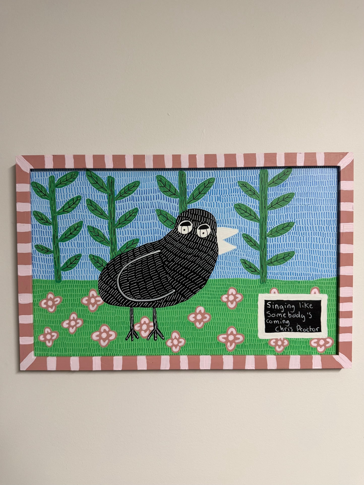 Singing Like Somebody's Coming (2026) - Original Painting