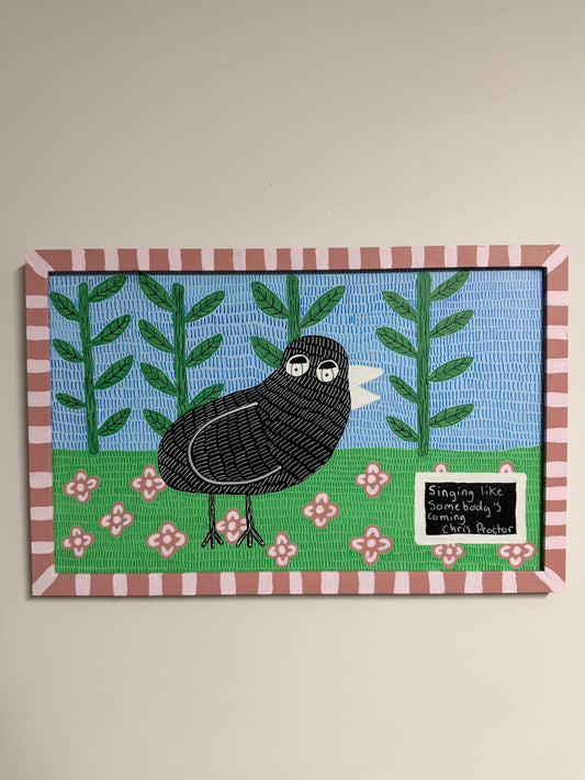 Singing Like Somebody's Coming (2026) - Original Painting