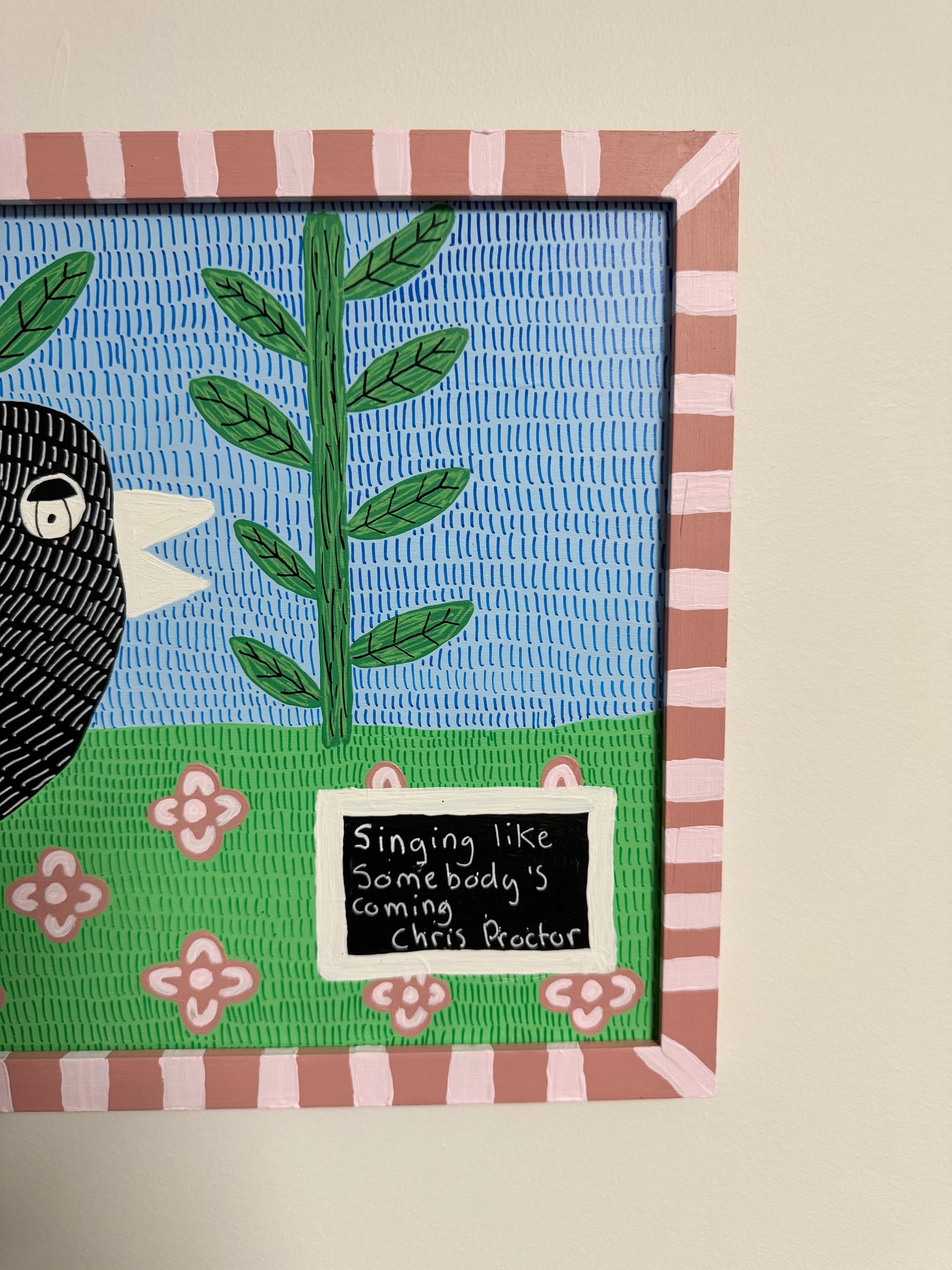 Singing Like Somebody's Coming (2026) - Original Painting