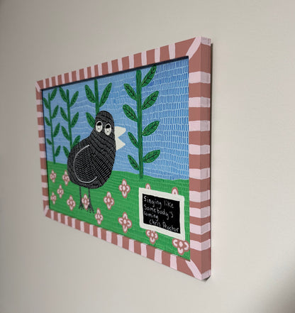 Singing Like Somebody's Coming (2026) - Original Painting