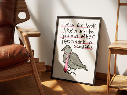 Beautiful Pigeon   - Fine Art Print