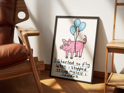I Started To Fly - Fine Art Print