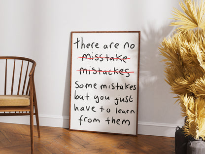 No Mistakes - Fine Art Print