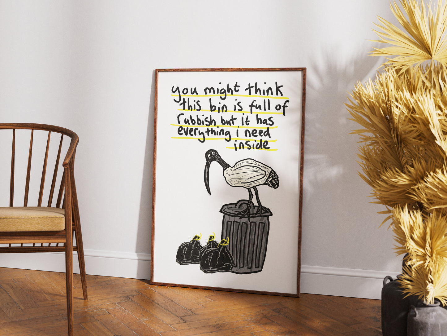 Bin Chicken - Fine Art Print