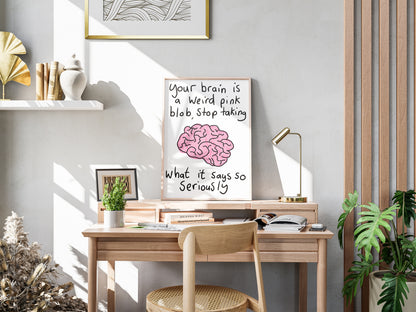 Your Brain Is A Weird Pink Blob