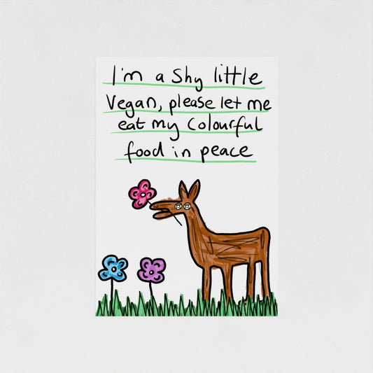 I Am A Shy Little Vegan