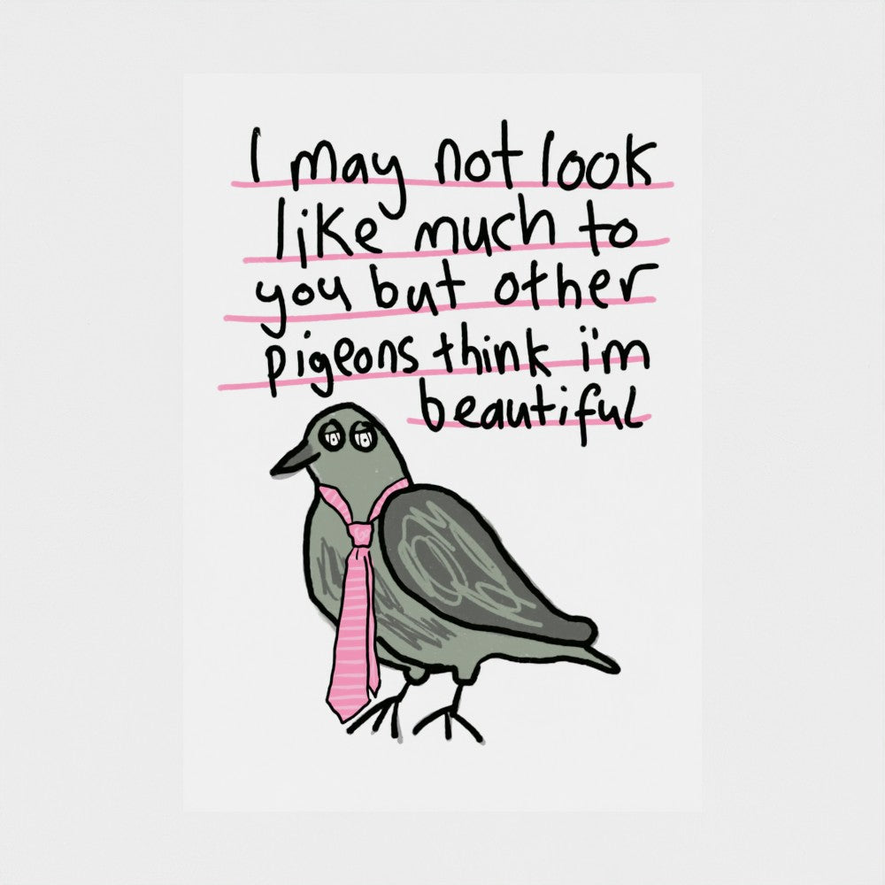 Beautiful Pigeon   - Fine Art Print