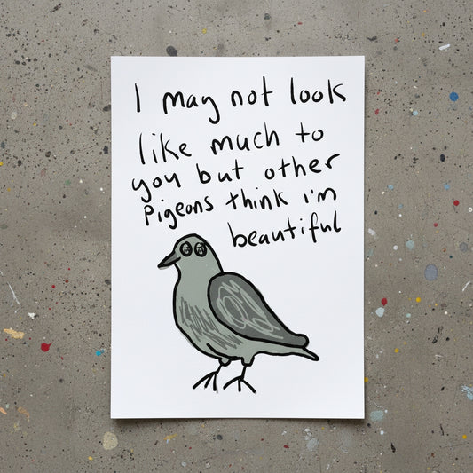 Beautiful Pigeon (Limited Edition of 10) A4